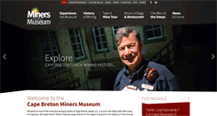 Desktop Screenshot of minersmuseum.com